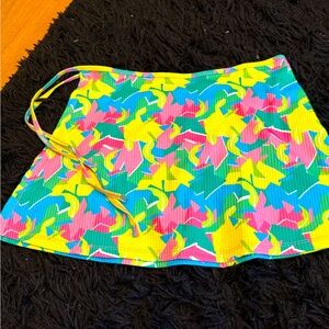 nwot medium BLACKBOUGH tie coverup skirt